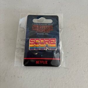 Stranger things  score enamel pin  new in bag